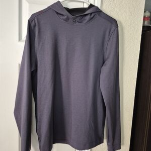 RHONE Men's Lightweight Hooded Jacket - Dark Gray